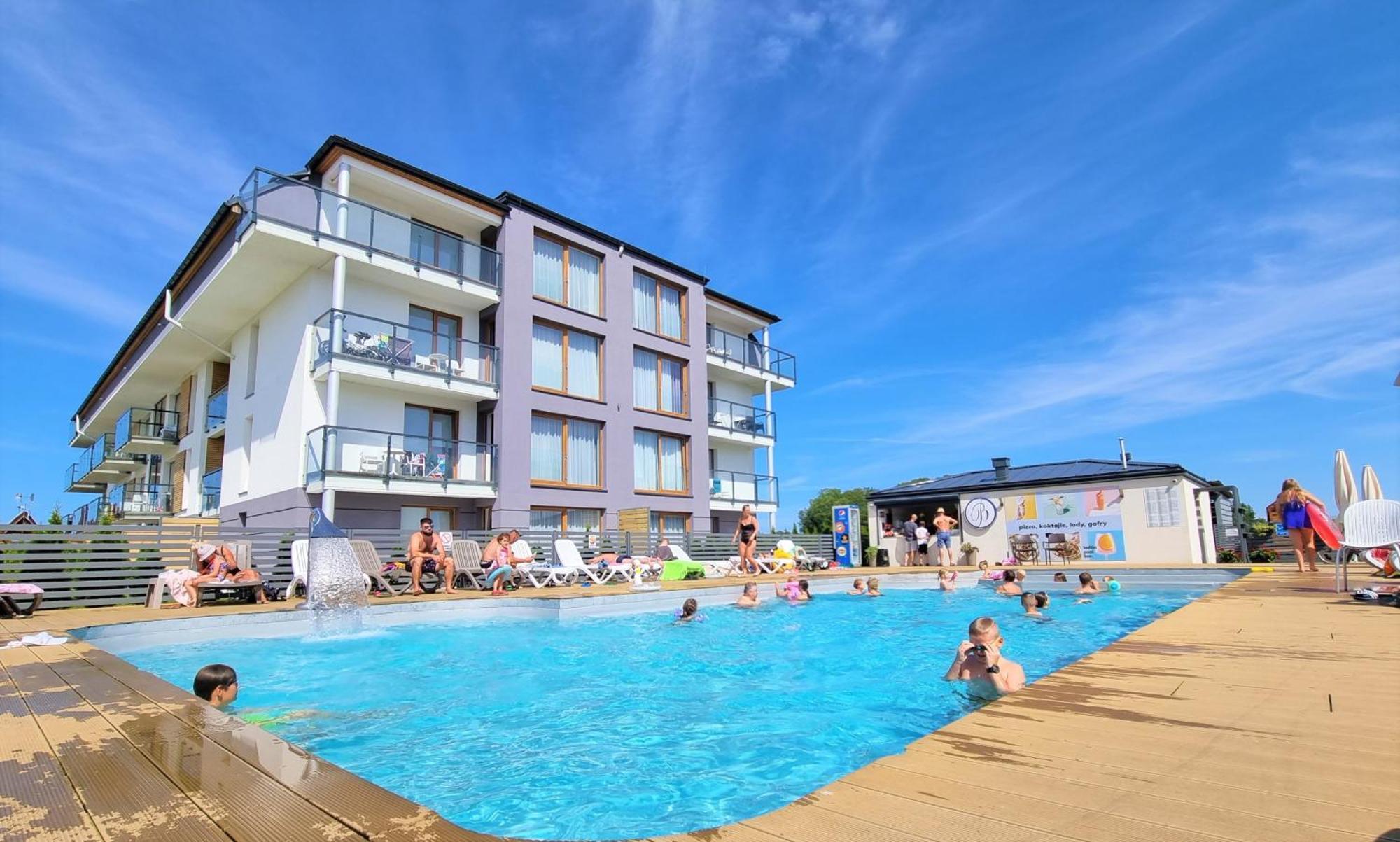 Apartament "Blu10" Z Basenem Sarbinowo Exterior foto