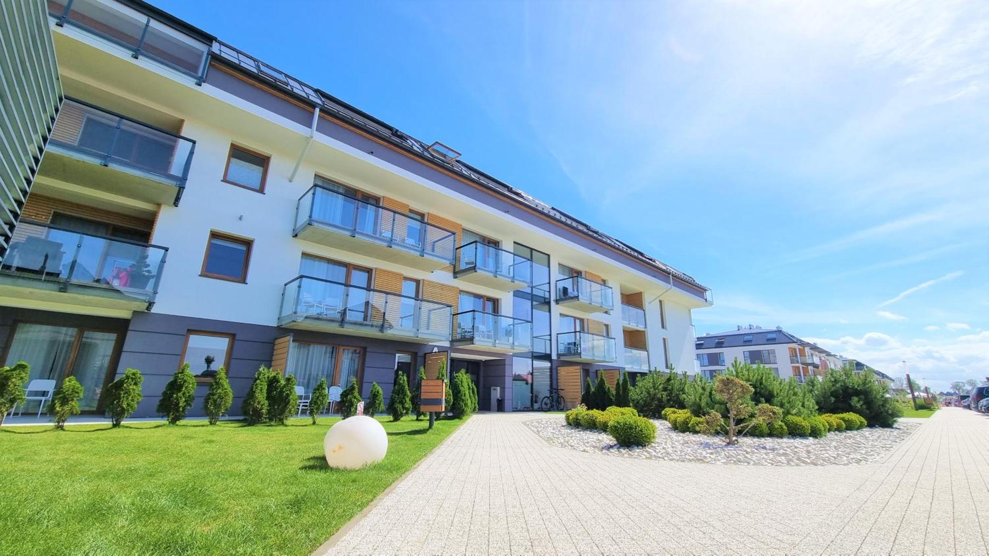 Apartament "Blu10" Z Basenem Sarbinowo Exterior foto