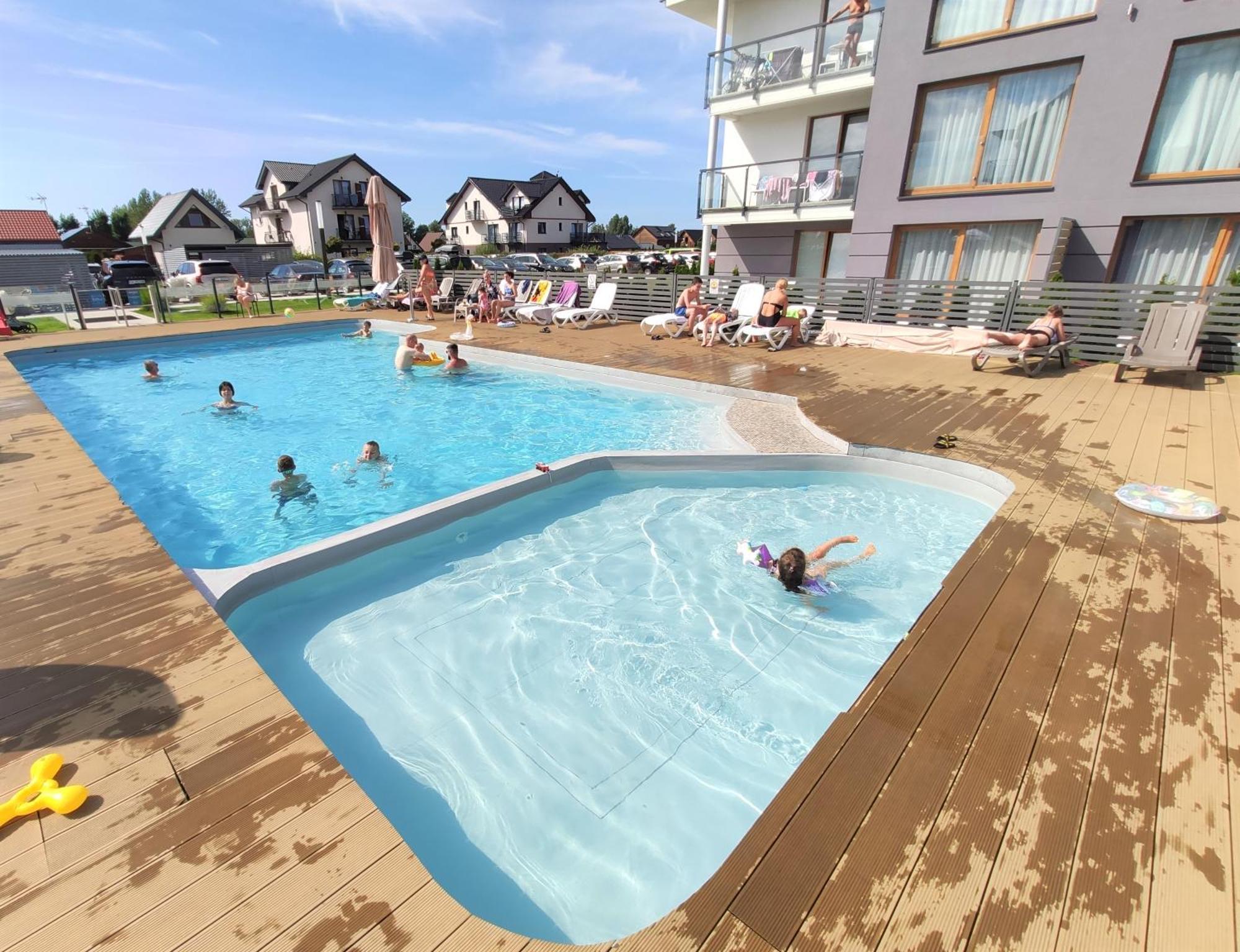 Apartament "Blu10" Z Basenem Sarbinowo Exterior foto